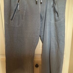Old Navy Gray Jogger Sweatpants with Tapered Leg